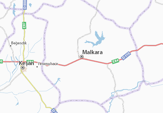 Mapa Malkara