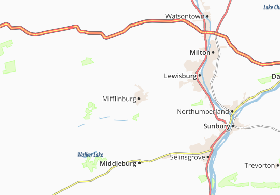 Carte-Plan Mifflinburg