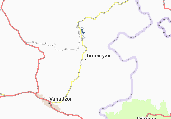 Karte Stadtplan Tumanyan