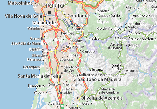 Mapa MICHELIN Aveiro - mapa Aveiro - ViaMichelin