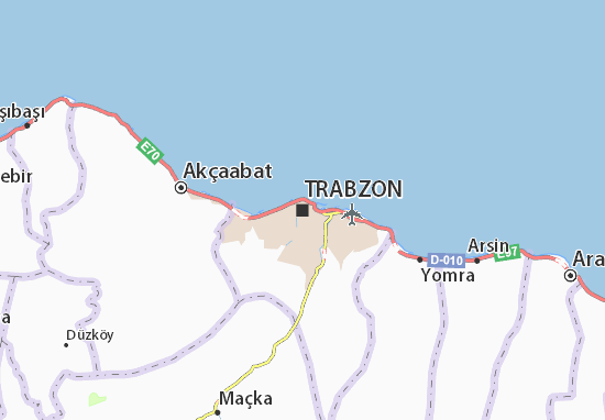 Mapa Trabzon