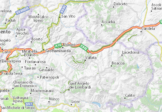 Mapa Trevico