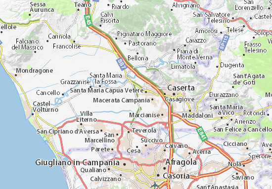 Karte Stadtplan San Tammaro