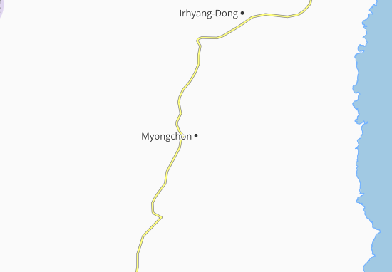 Mapa Myongchon