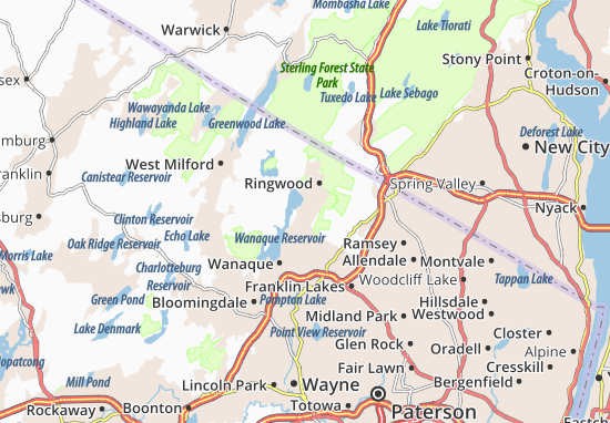 Mapa Ringwood