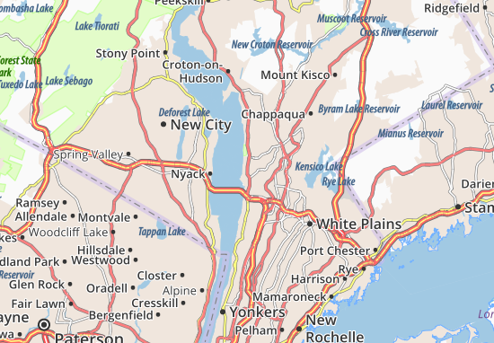 Sleepy Hollow New York Map Map of Sleepy Hollow   Michelin Sleepy Hollow map   ViaMichelin