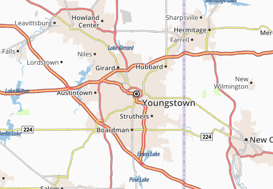 Carte-Plan Youngstown