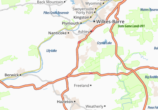 Karte Stadtplan Blytheburn