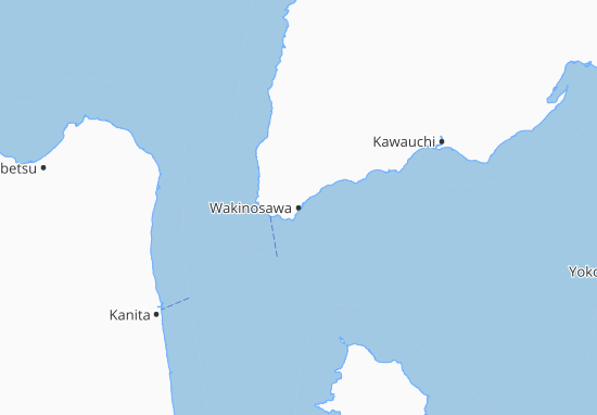 Mapa Wakinosawa