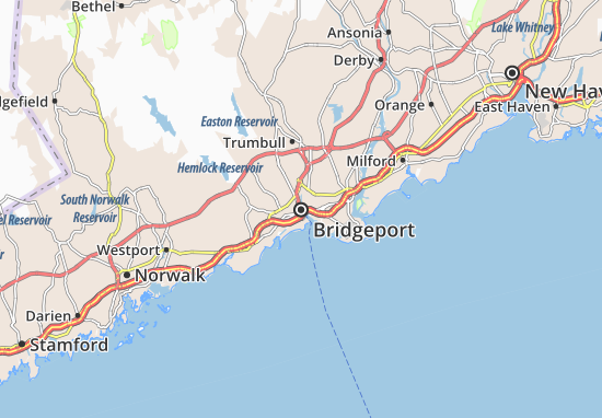 Mapa Bridgeport