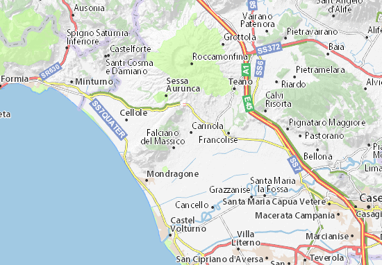 Carinola Map