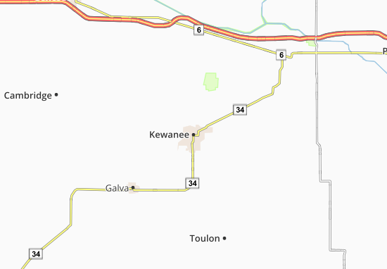 Mapa Kewanee