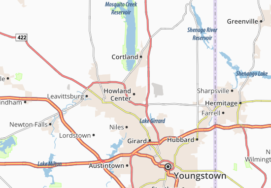 Mapa Howland Center