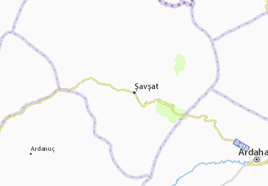 Şavşat Map