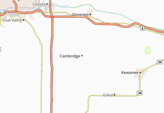 Karte Stadtplan Cambridge