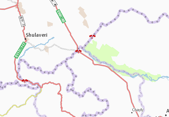 Mapa Shykhly Vtoryye