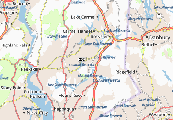 Karte Stadtplan Lincolndale