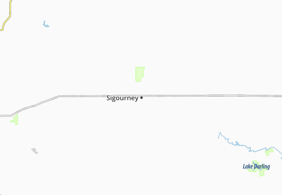 Mapa Sigourney