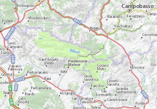 Mapa MICHELIN Colle Sannita - mapa Colle Sannita - ViaMichelin