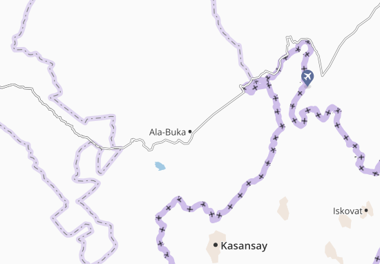 Kaart Plattegrond Ala-Buka