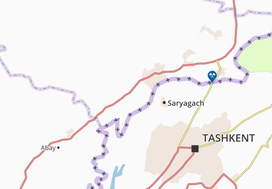 Sarysagyz Map