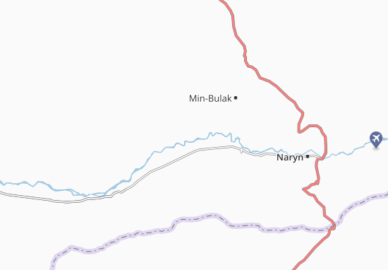 Mapa Dzhuan-Bulak