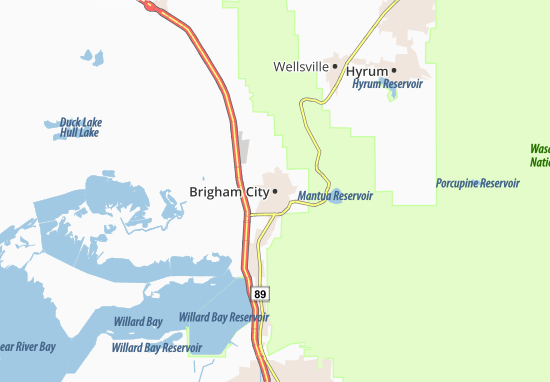 Mapa Brigham City