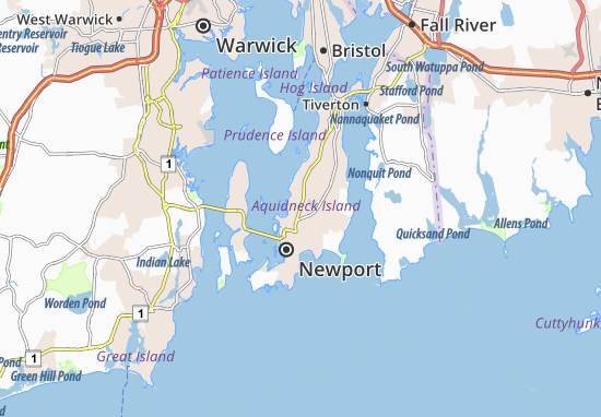 Karte Stadtplan Newport East
