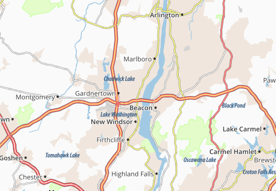 Mapa Balmville
