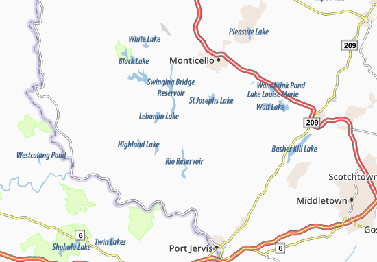 Mapa Forestburg