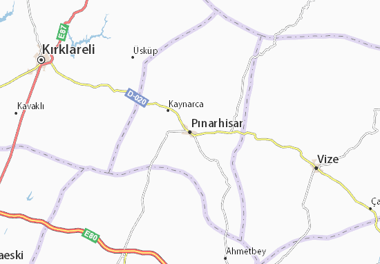 Mapa Pınarhisar