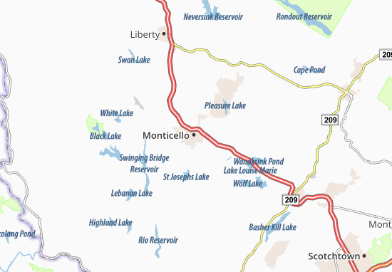 Carte-Plan Monticello