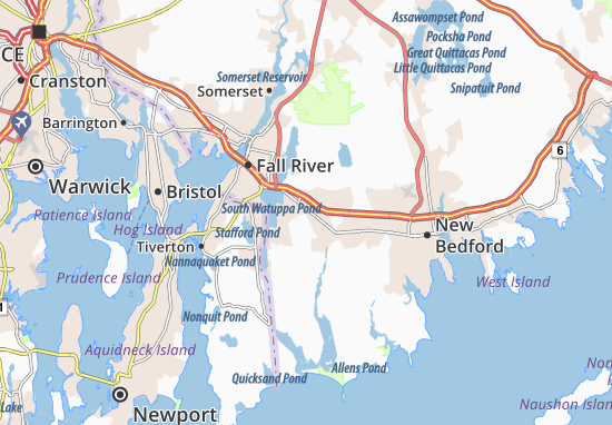 Mapa North Westport