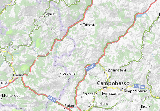 Fossalto Map