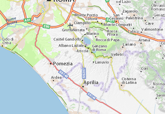 Cecchina Map