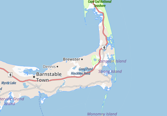 Karte Stadtplan Brewster