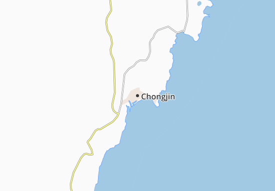 Mapa Chongjin