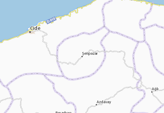 Karte Stadtplan Şenpazar