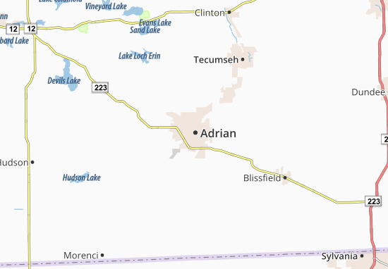Mapa Adrian