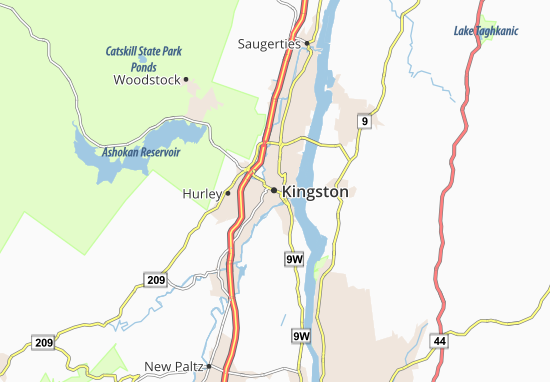 Karte Stadtplan Kingston