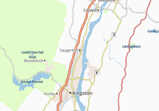 Mapa Saugerties South