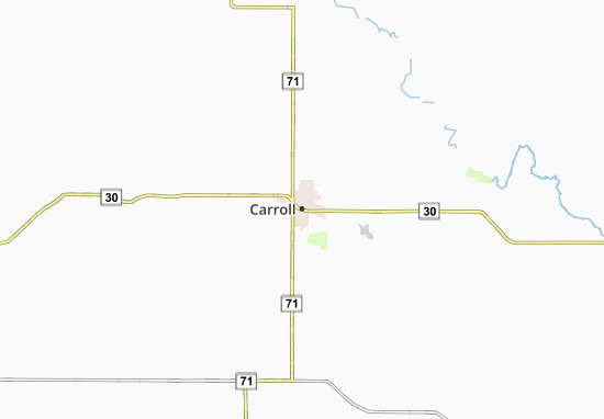 Kaart Plattegrond Carroll