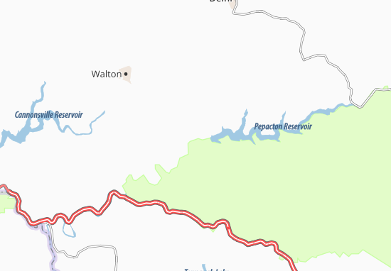 Mapa Downsville