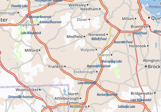 Michelin Norfolk Map Viamichelin