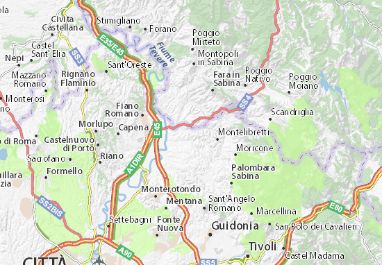 Mapa Monte Maggiore
