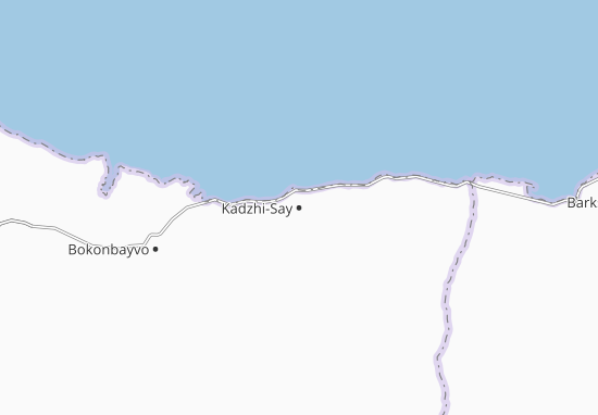 Mapa Kadzhi-Say