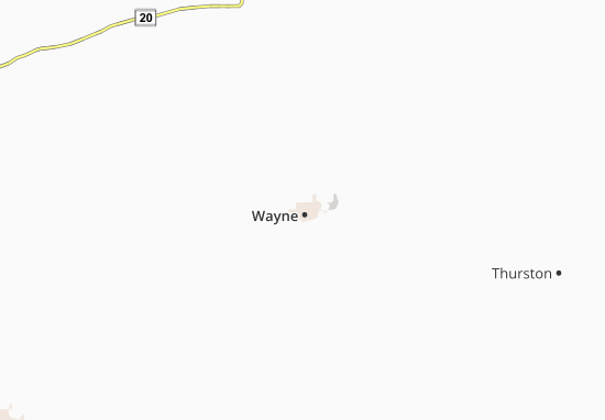 Karte Stadtplan Wayne