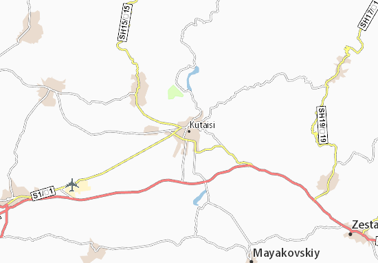 Mapa Kutaisi