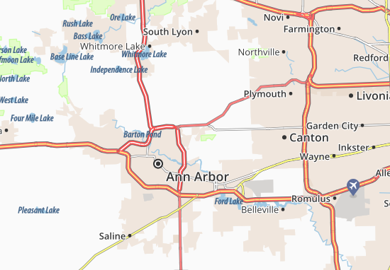 Mapa Dixboro