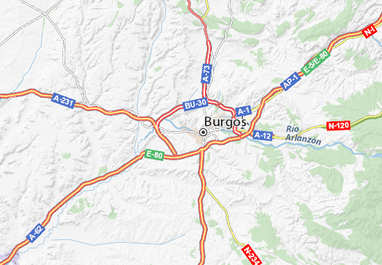 Mapa Burgos